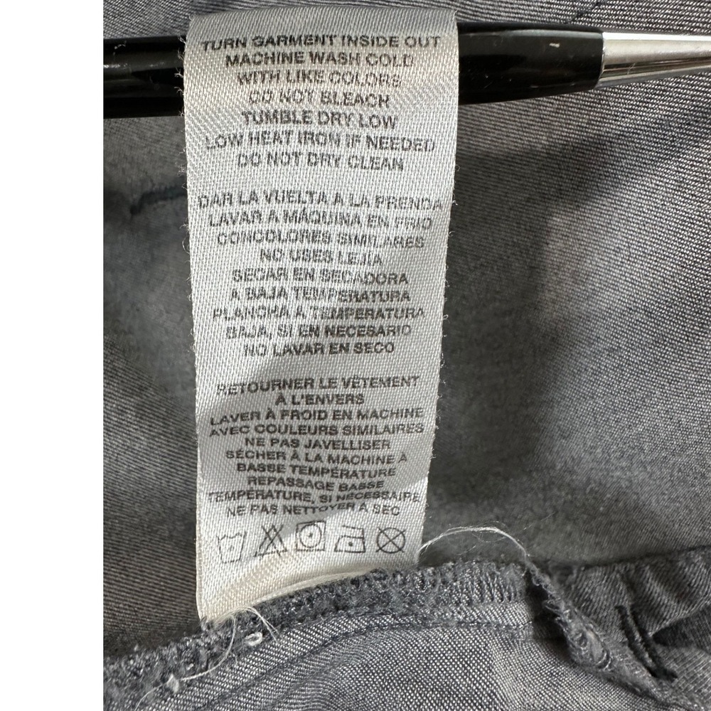 Members Only Scrub Set Mens Size M Gray V-Neck Top Jogger Cargo Pants 2 Piece - Picture 4 of 16